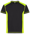 T-shirt Clique Ambition-T 029376 Zwart-Signaal geel